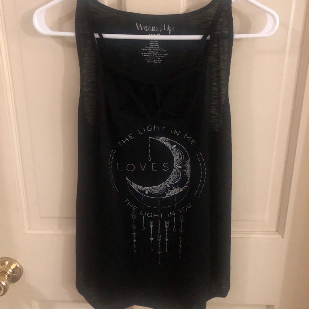 Black Summer Moon Tank 🌙✨